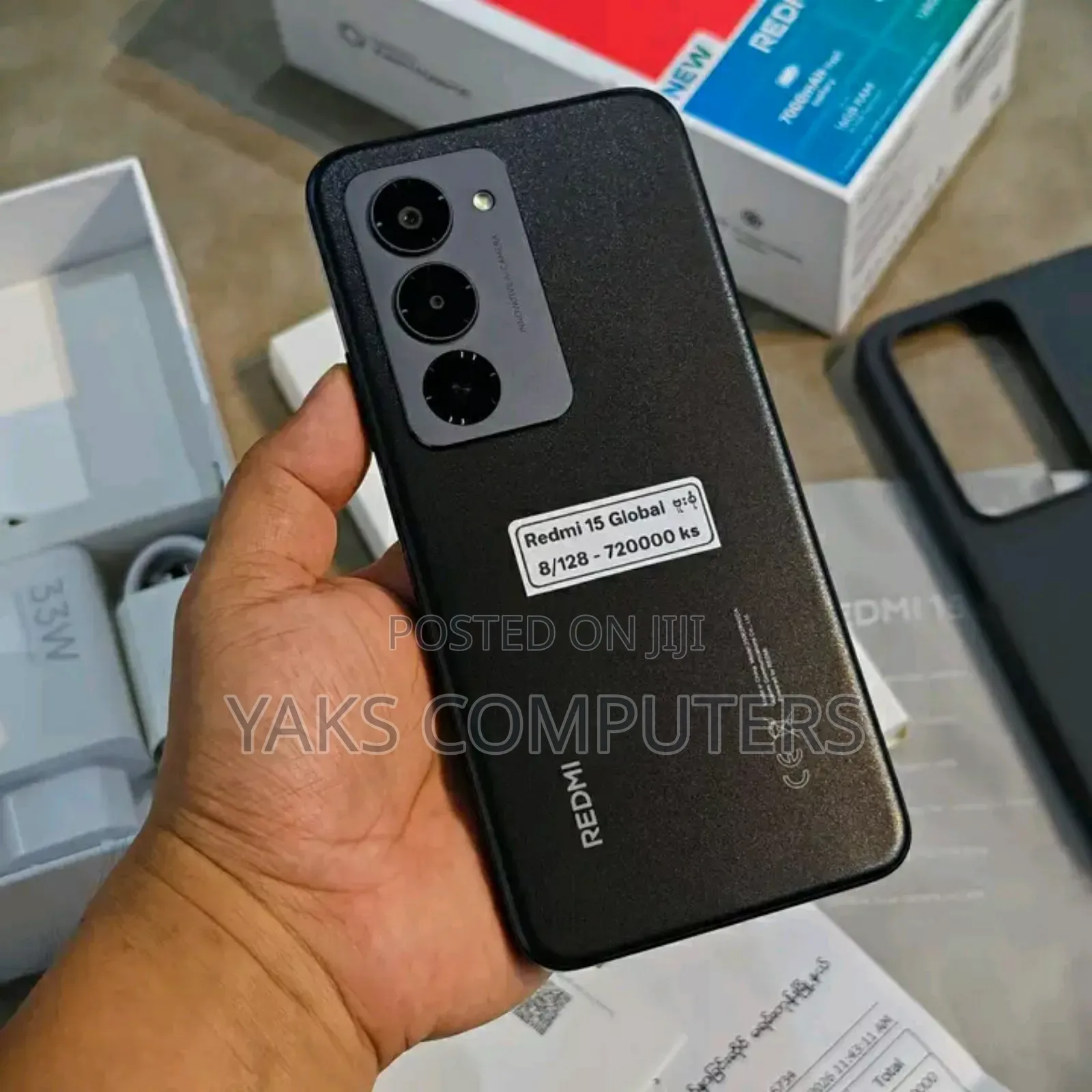 New Xiaomi Redmi 15 128 GB Black