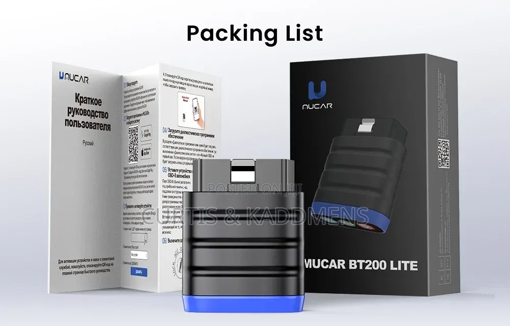 Mucar BT200 Lite Bluetooth OBD2 Diagnostic Scan Free Lifetime Update