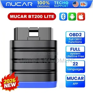 Mucar BT200 Lite Bluetooth OBD2 Diagnostic Scan Free Lifetime Update