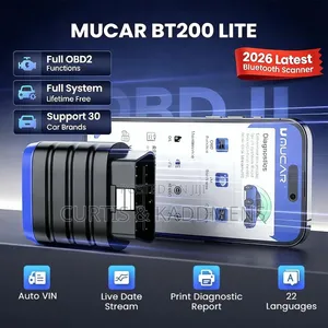 Mucar BT200 Lite Bluetooth OBD2 Diagnostic Scan Free Lifetime Update