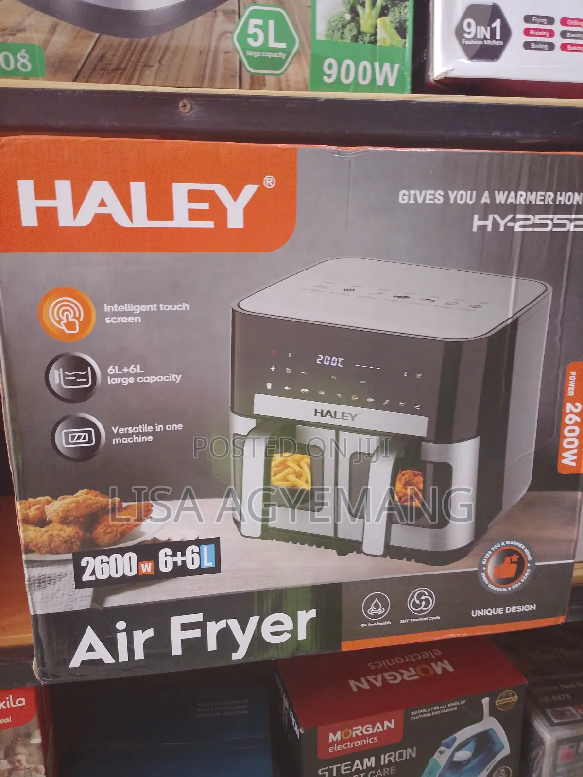 Haley 6+6L Double Air Fryer