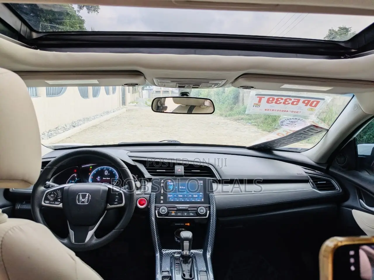 Honda Civic EX Sedan 2018 Brown