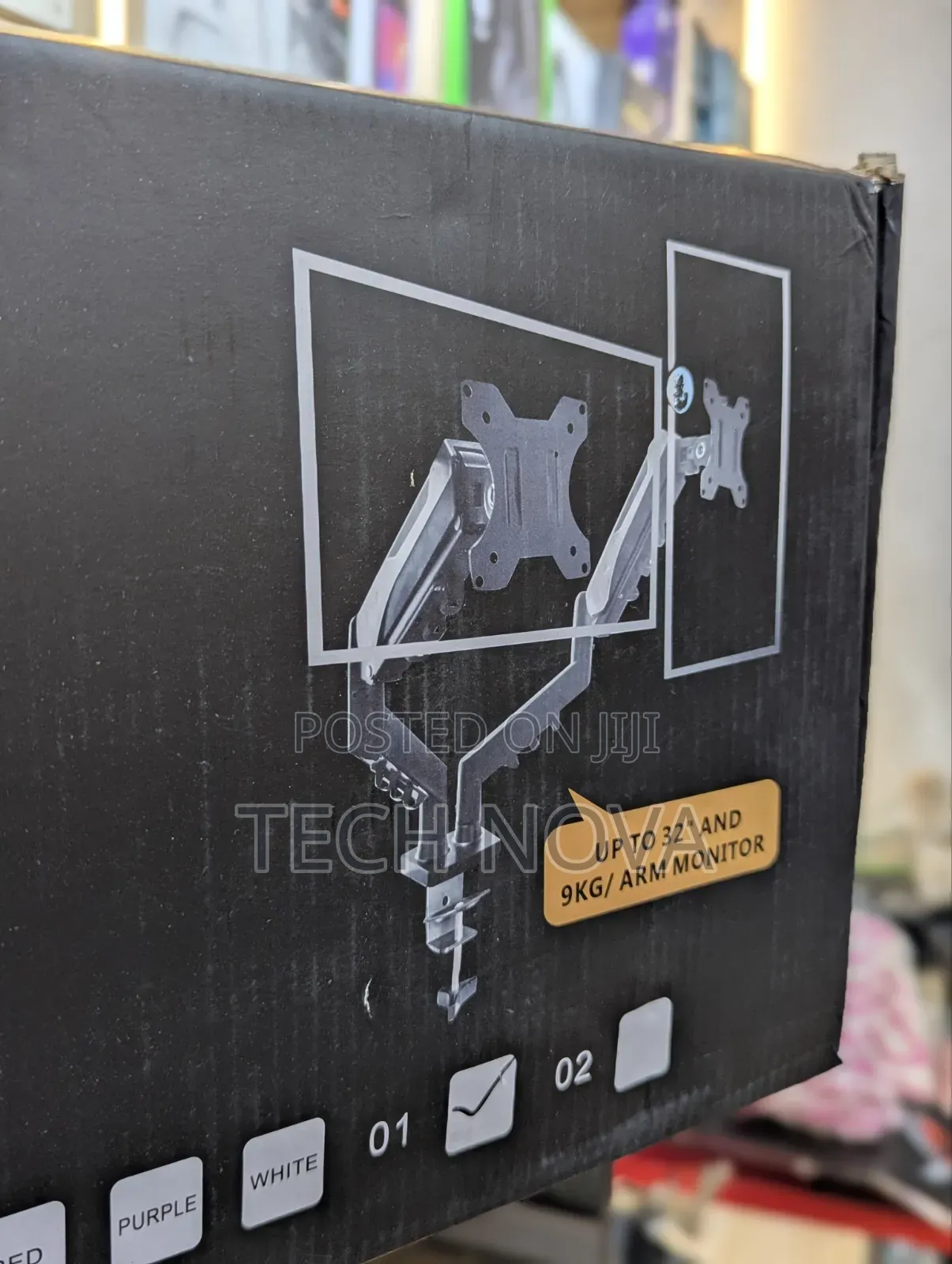 FI60 Dual Monitor Stand - Full Adjustable Monitor Desk Mount