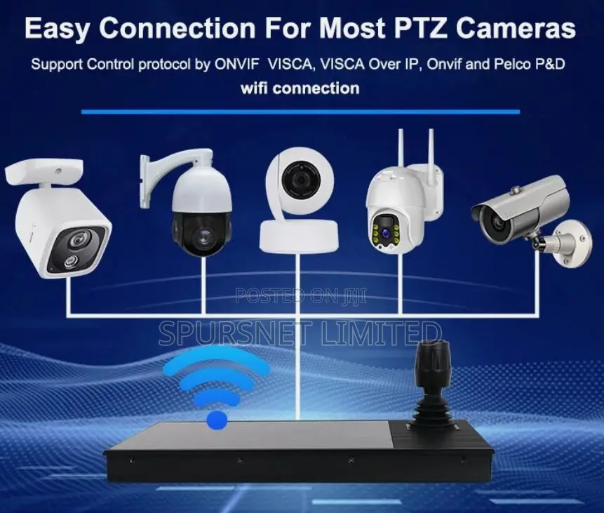 10.1" IPS Touch Screen PTZ Camera Contoller