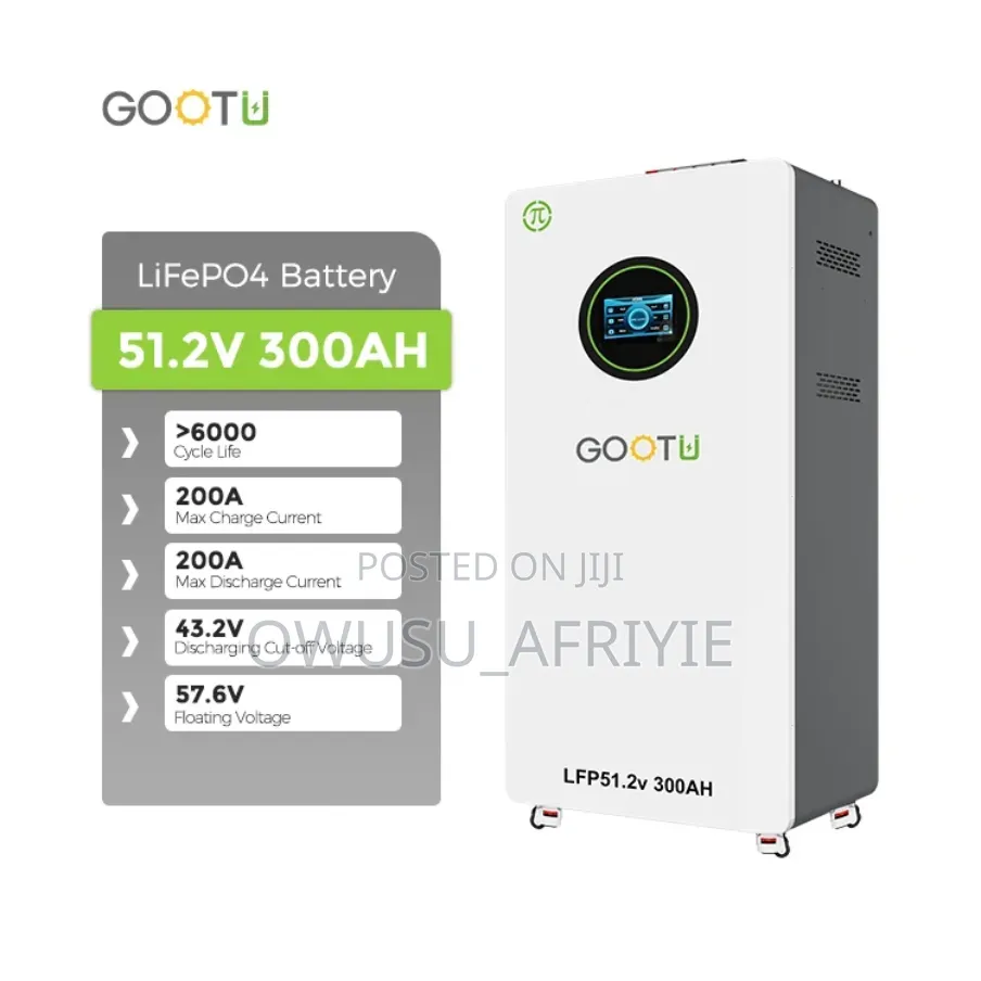 51.2v 300A (15kwh) Lithium LiFePO4 Battery