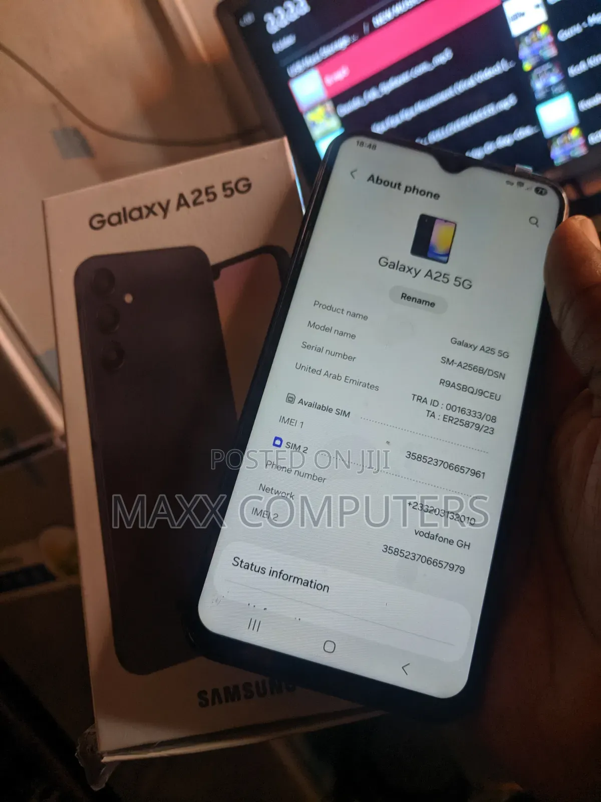 New Samsung Galaxy A25 256 GB Black