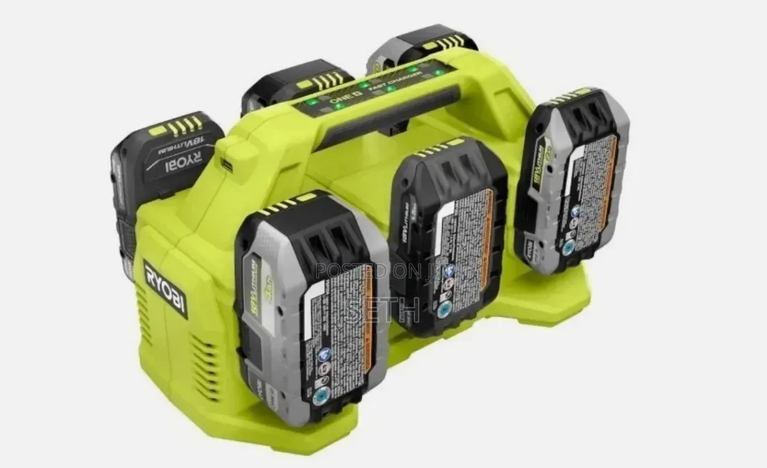 Ryobi ONE+ 18V 6-Port Fast Charger