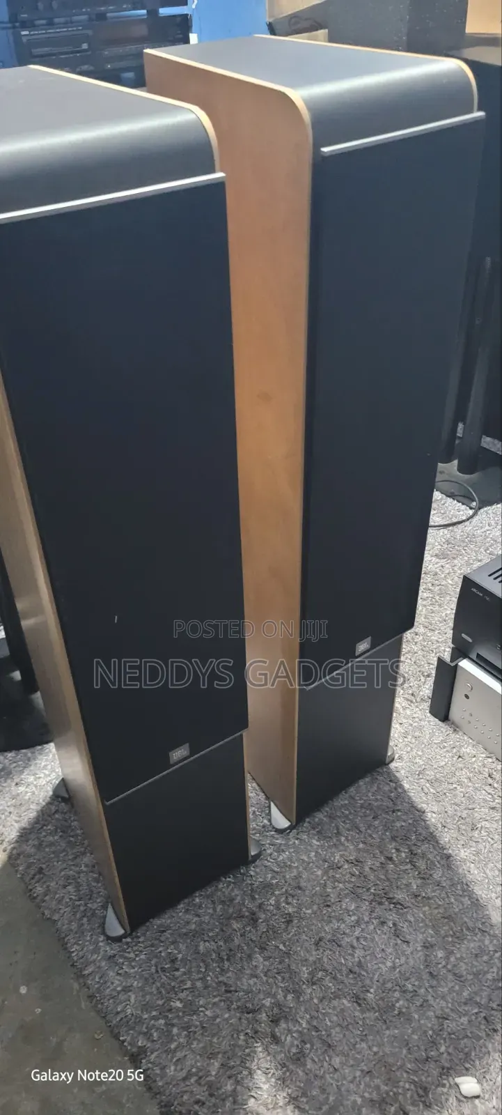 JBL E80 3-Way Floorstanding Speaker (Cherry)