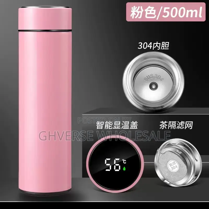 Temperature Display Stainless Steel Vacuum Bottle