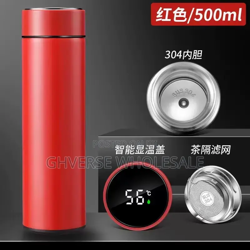 Temperature Display Stainless Steel Vacuum Bottle