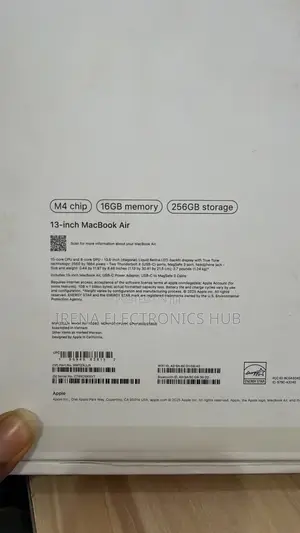 New Laptop Apple MacBook Air 2026 M5 16GB Apple M5 SSD 512GB