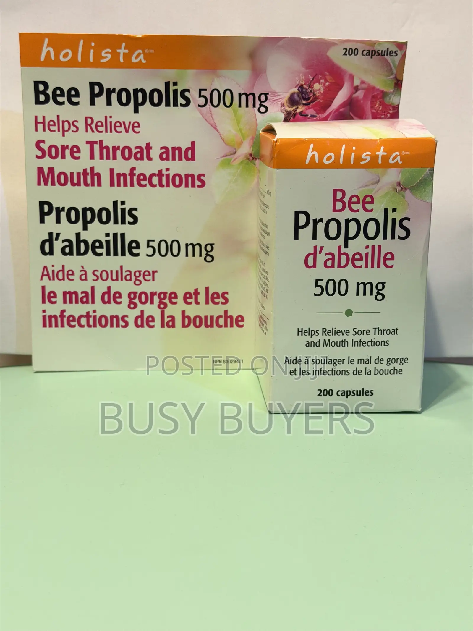 Bee Propolis (Helps Relieve Sore Throat and Mouth Infections)