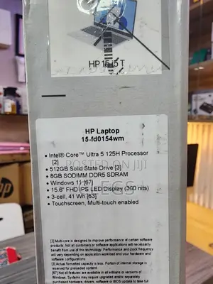 New Laptop HP 15 8GB Intel Core Ultra 5 SSD 512GB