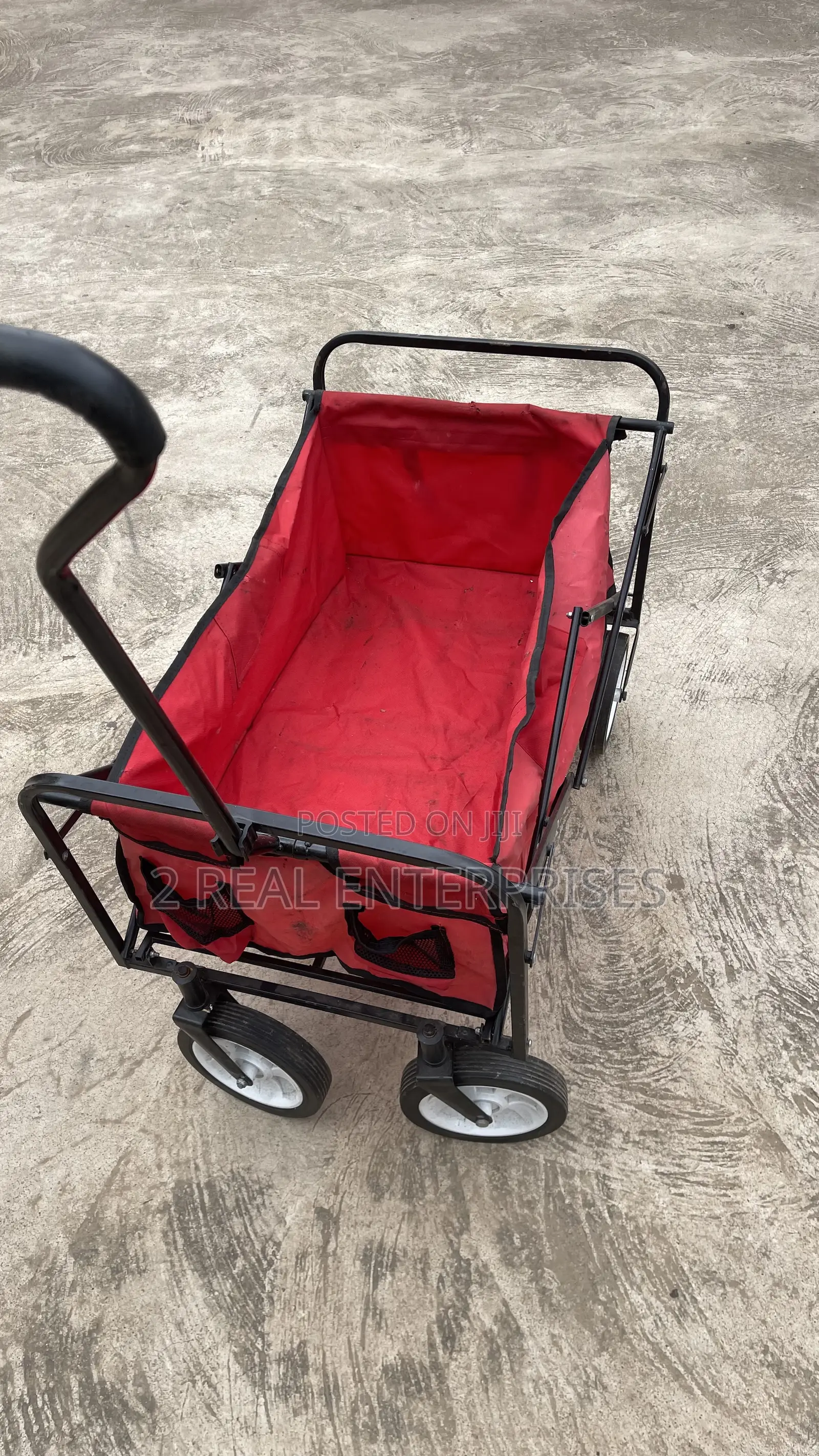 Foldable Trolley Red Wagon