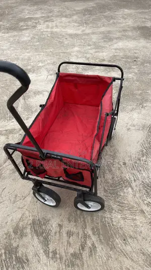 Foldable Trolley Red Wagon