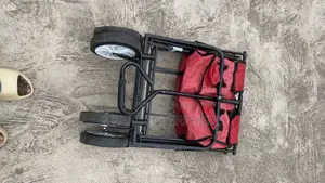 Foldable Trolley Red Wagon