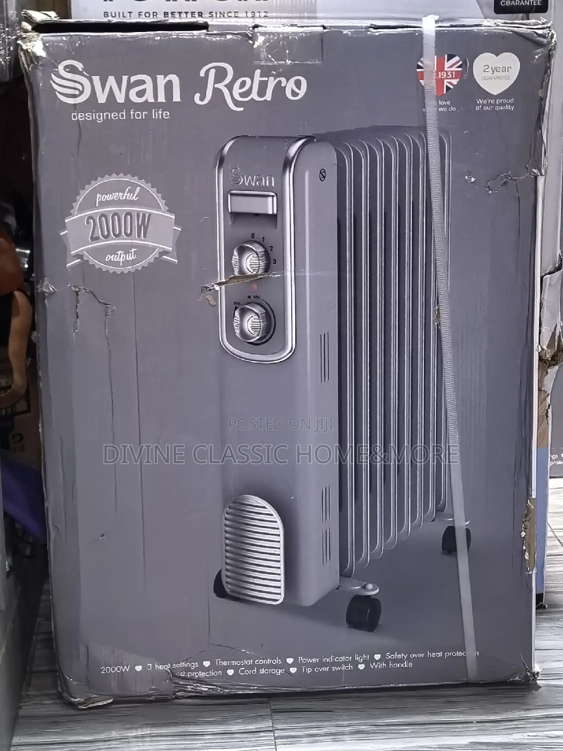 Swan Oil Filled Radiator 2000W