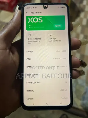 New Infinix Smart 10 Plus 128 GB Black