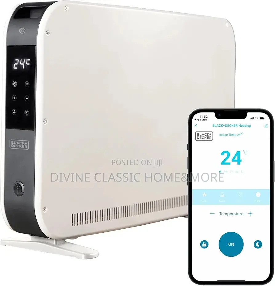BLACK+DECKER 2.2KW Smart Convection Turbo Heater, 3 Heat Settings