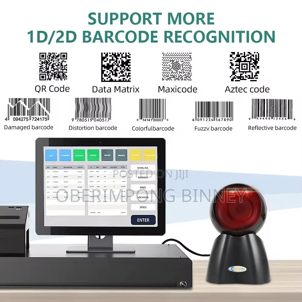 1/2d Omnidirectional Barcode Scanner