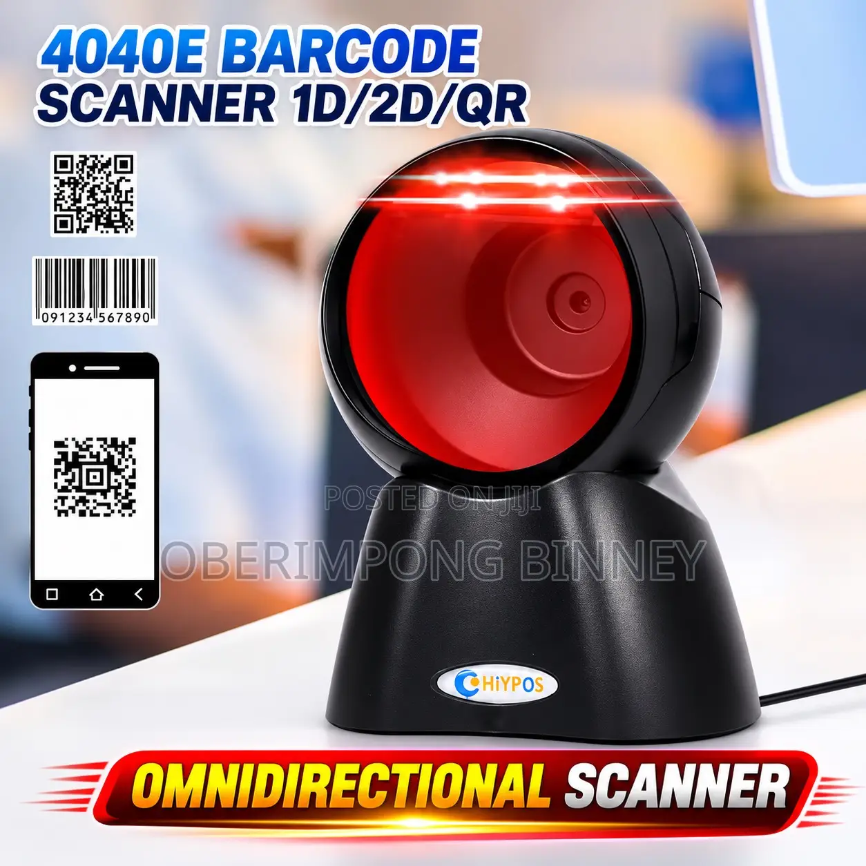 1/2d Omnidirectional Barcode Scanner