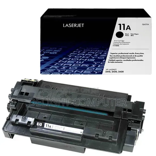 HP 11A Black Original LaserJet Toner Cartridge