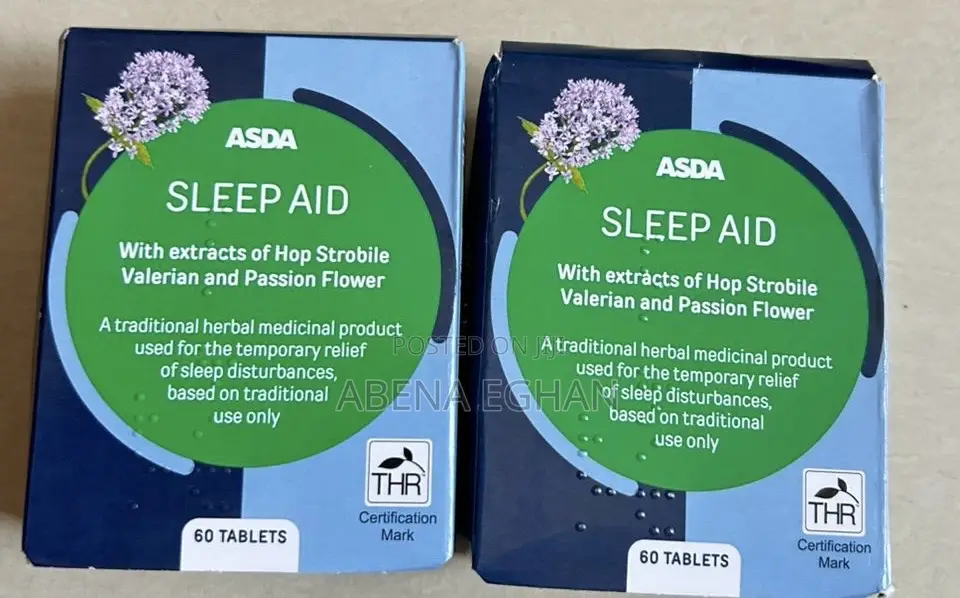 ASDA SLEEP AID With Extracts of Hop Strobile Valerian and Passion