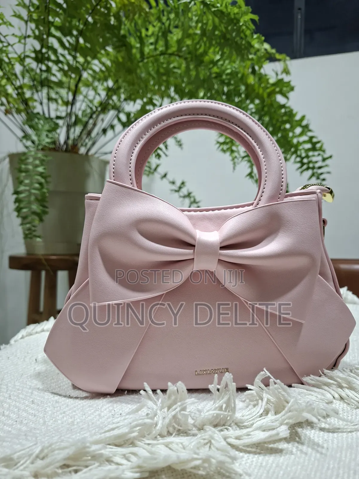 Pink Lixiayue Ladies Handbag