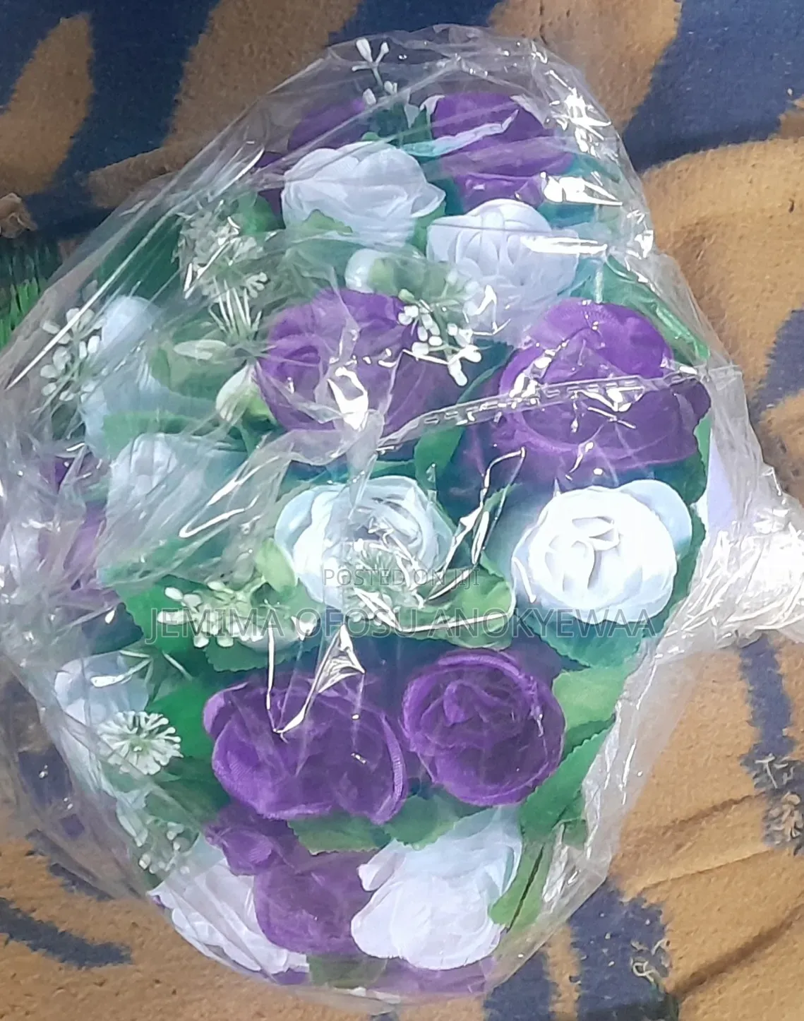 A Purple and Gold Bouquet