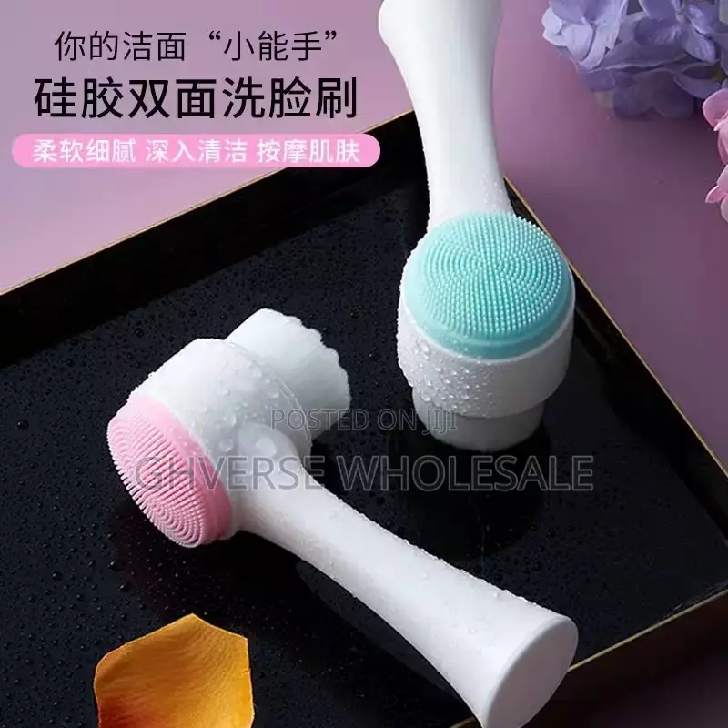 2 in 1 Silicone Facial Cleansing Brush