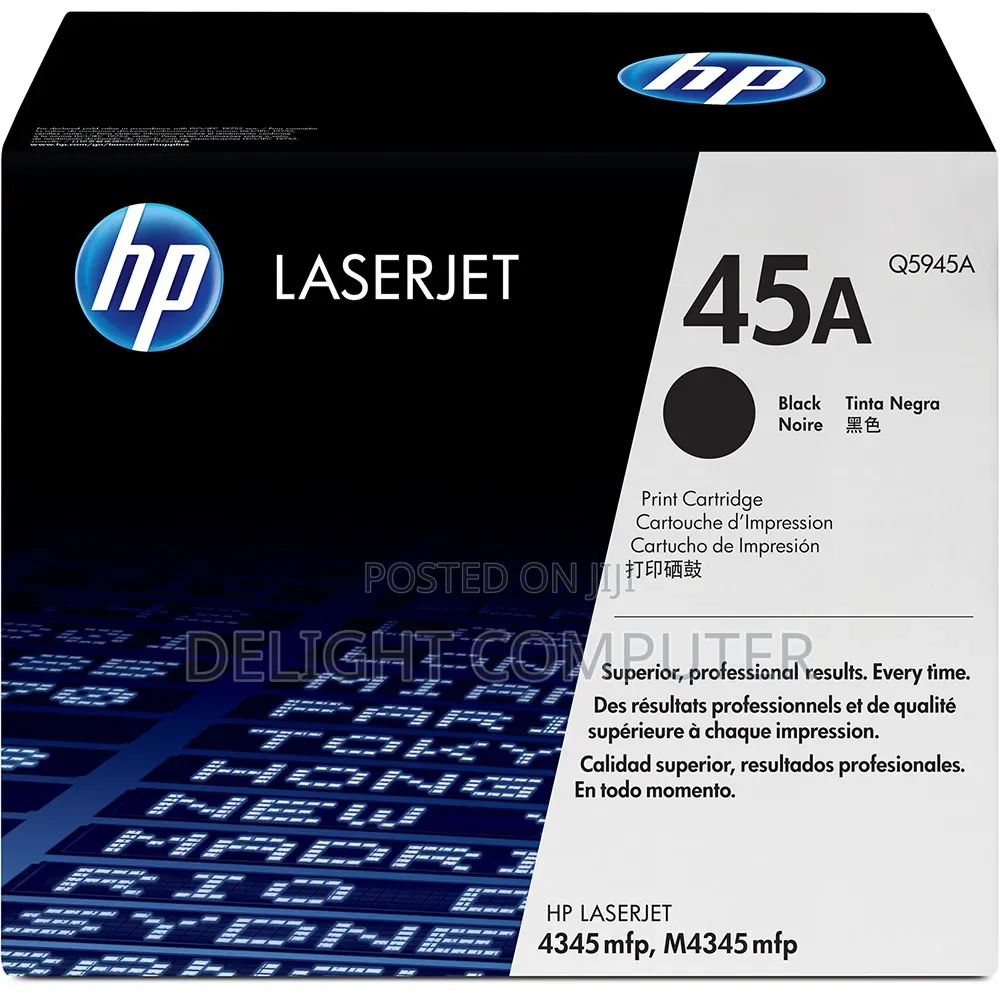 HP 45A Black Original LaserJet Toner Cartridge