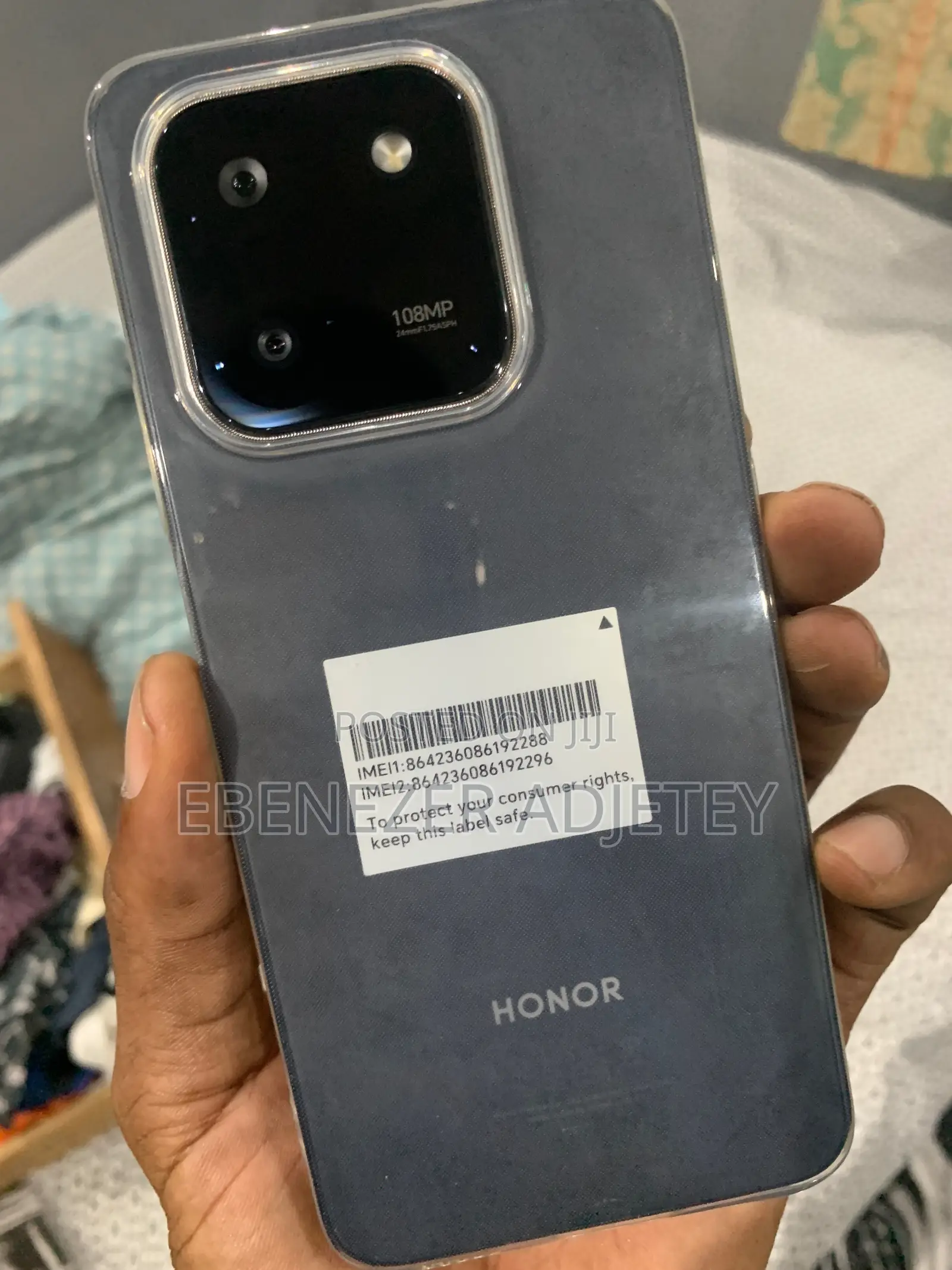 Honor X7d 256 GB Black