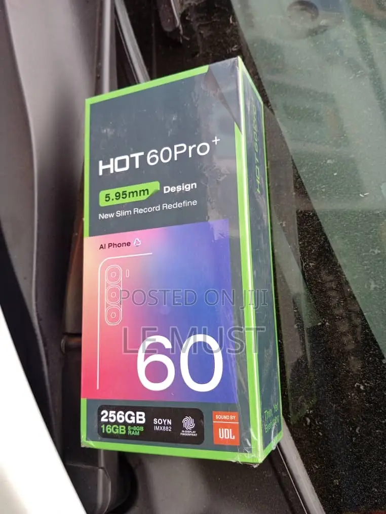 New Infinix Hot 60 Pro+ 256 GB Black
