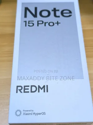 New Xiaomi Redmi Note 15 Pro+ 512 GB Black