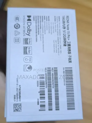 New Xiaomi Redmi Note 15 Pro+ 512 GB Black