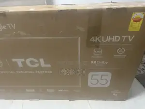 TCL 55" Inches UHD Google Smart TV - Black