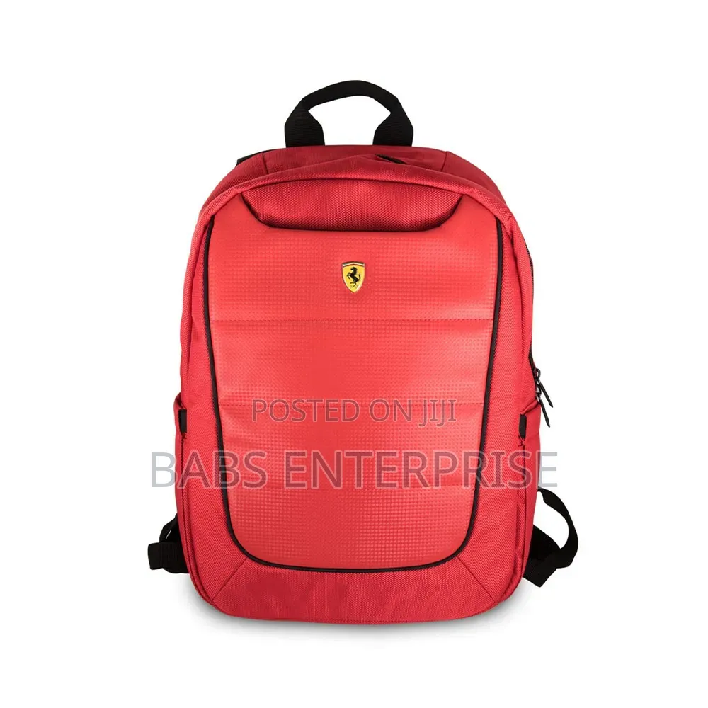 Ferrari 15 Inch Backpack Red