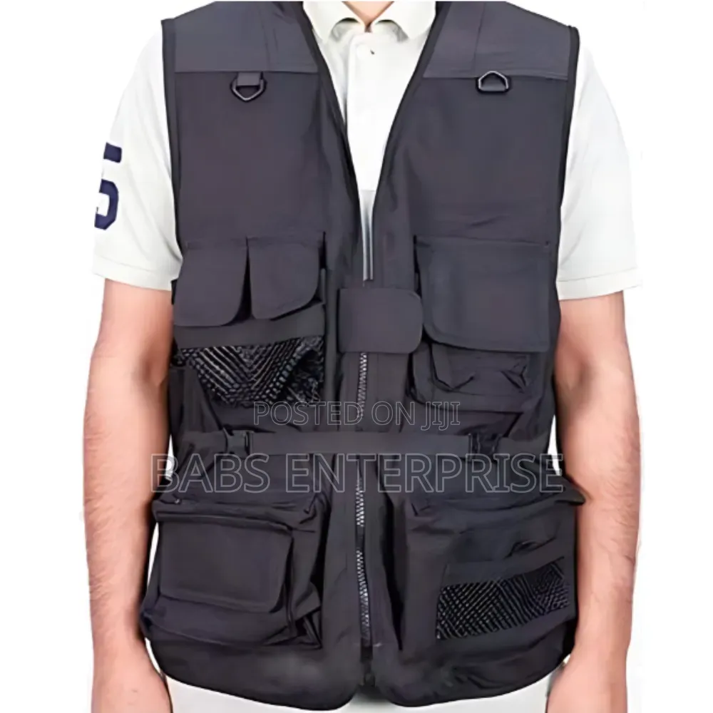 Camera Vest With Side Holster