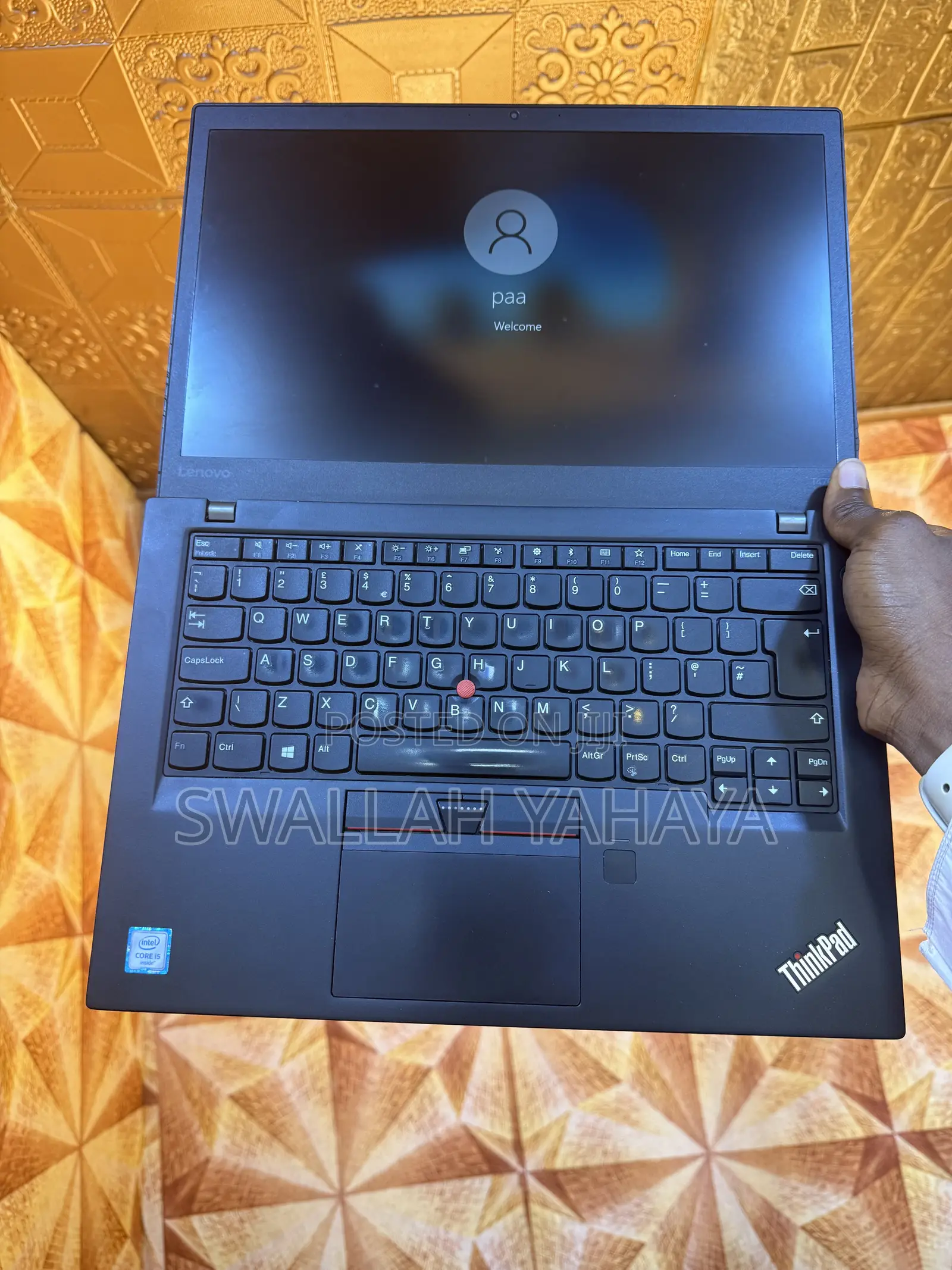 Laptop Lenovo ThinkPad T470s 8GB Intel Core i5 SSD 256GB