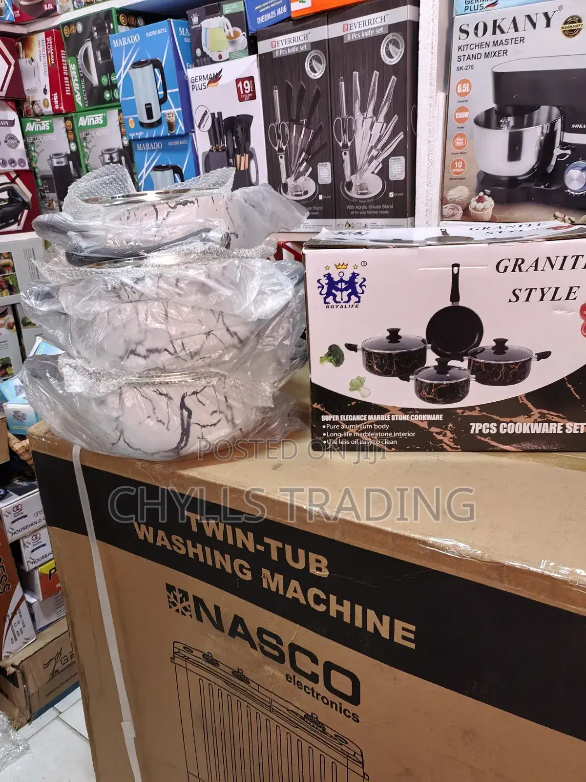 Granite 7pcs Cookware