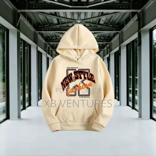 Men's Fashion Comfortable Hoodie - Apricot