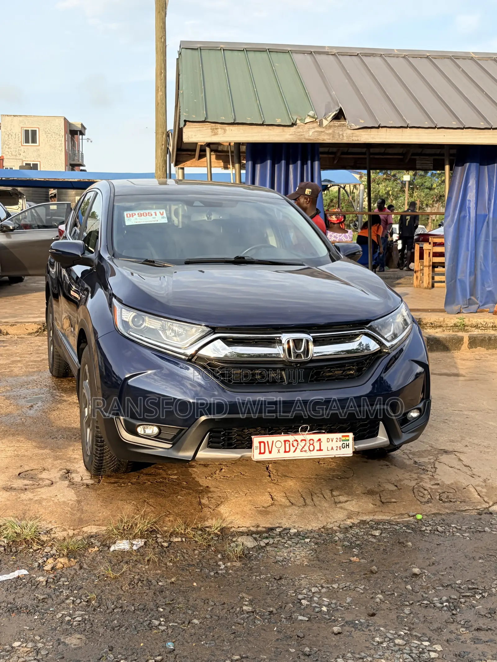 Honda CR-V EX-L AWD 2018 Blue
