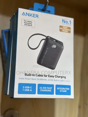 Anker Power Bank, 22.5w High-Speed Charging Portable