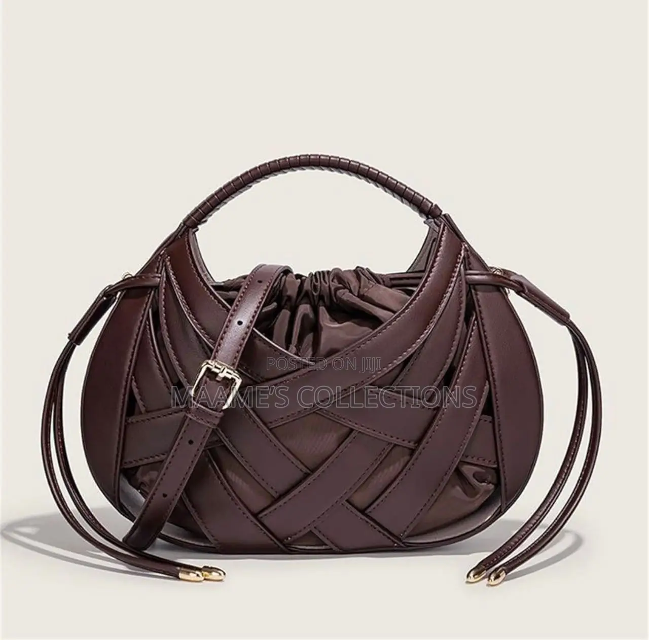 Luxury Classy Woven Handbag for Ladies With Top Handle (In a Box)