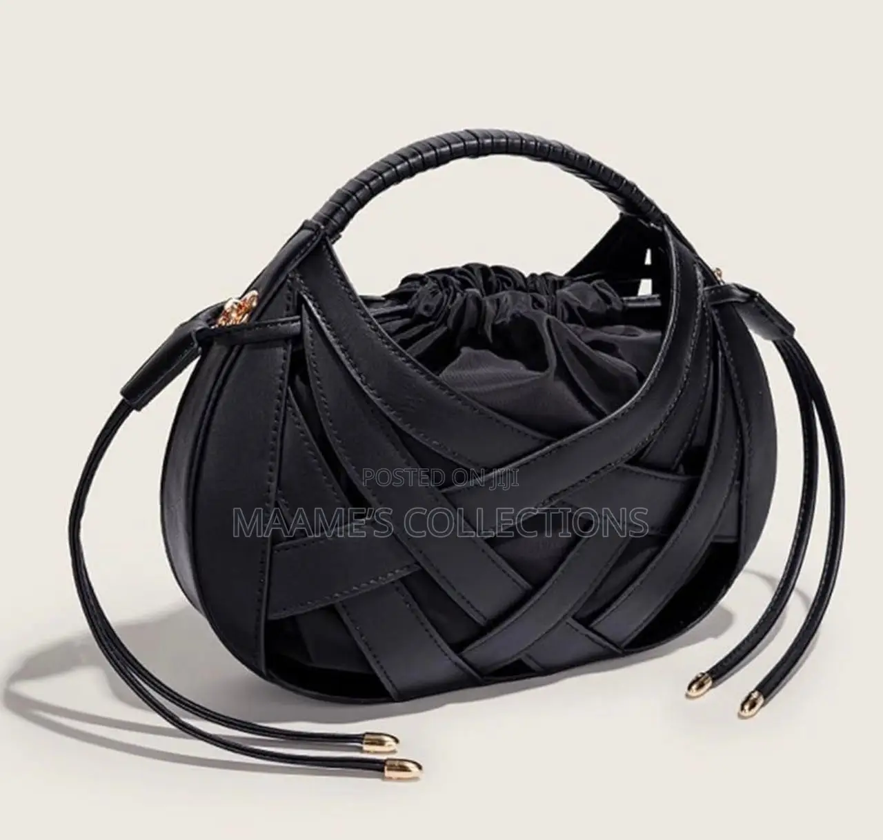Luxury Classy Woven Handbag for Ladies With Top Handle (In a Box)