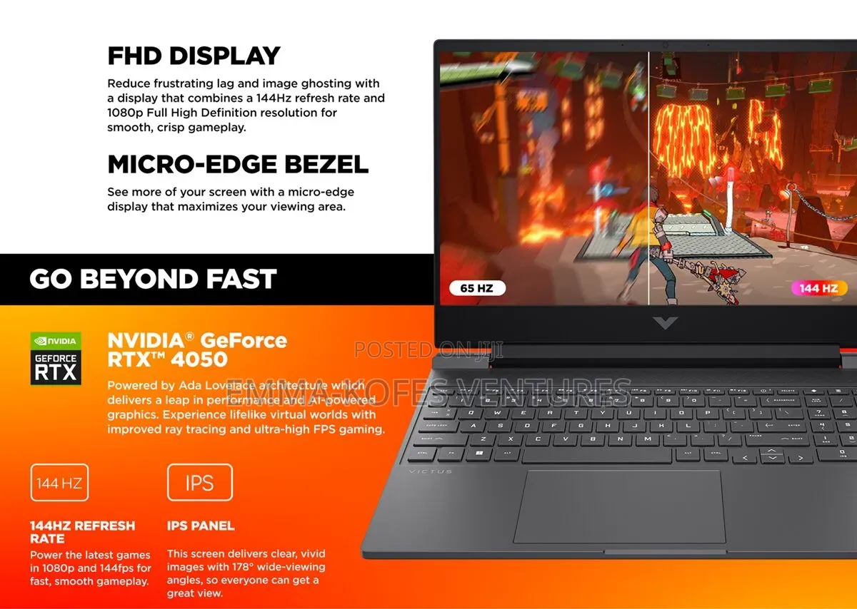 New Laptop HP Victus 15 16GB Intel Core i5 SSD 512GB