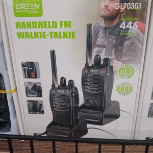2 PCS Green Lyca Walkie Talkie