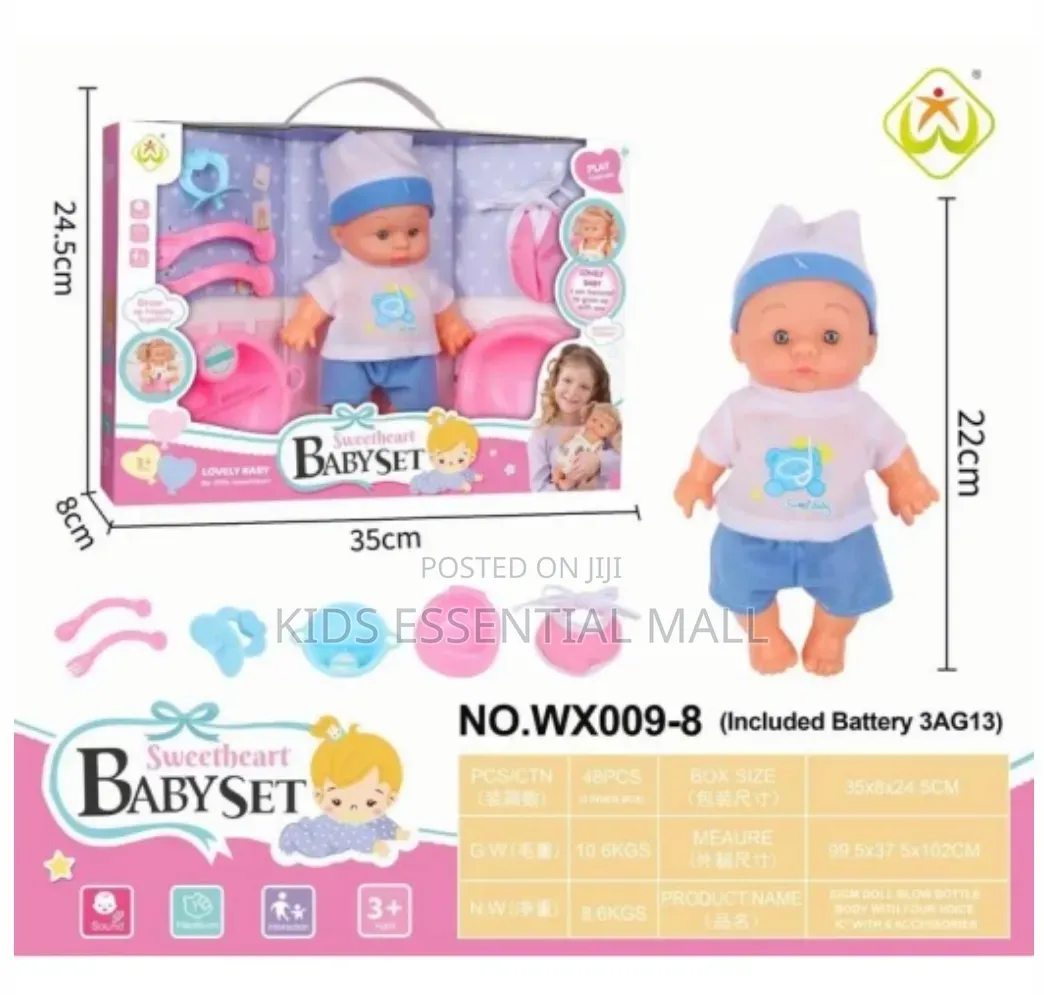 Interative Baby Doll Set