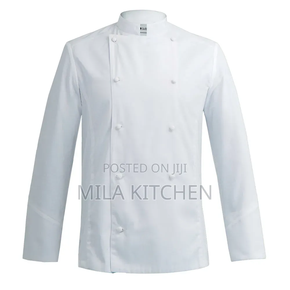 Quality Chef Jacket - White Long Sleeves