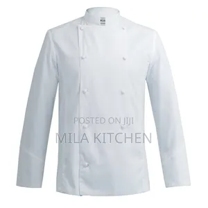 Quality Chef Jacket - White Long Sleeves